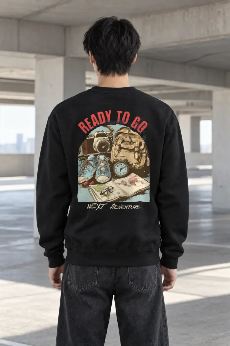 "Next Adventure" Heavy Blend Unisex Crewneck Sweatshirt | Gildan 18000