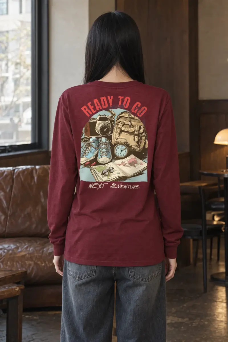 "Next Adventure" Unisex Longsleeve T-shirt | Gildan 2400