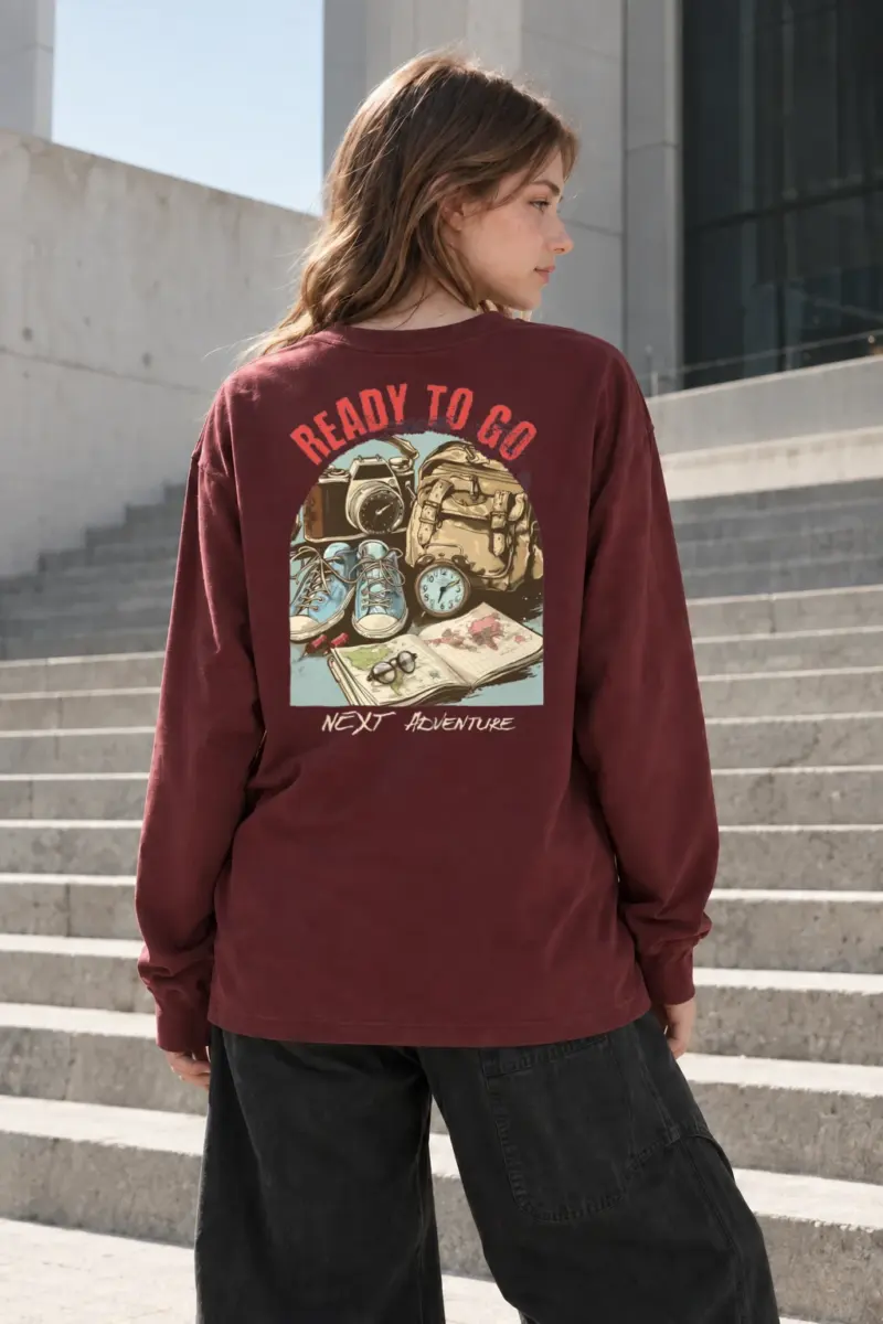 “Next Adventure” Unisex Longsleeve T-shirt | Gildan 2400