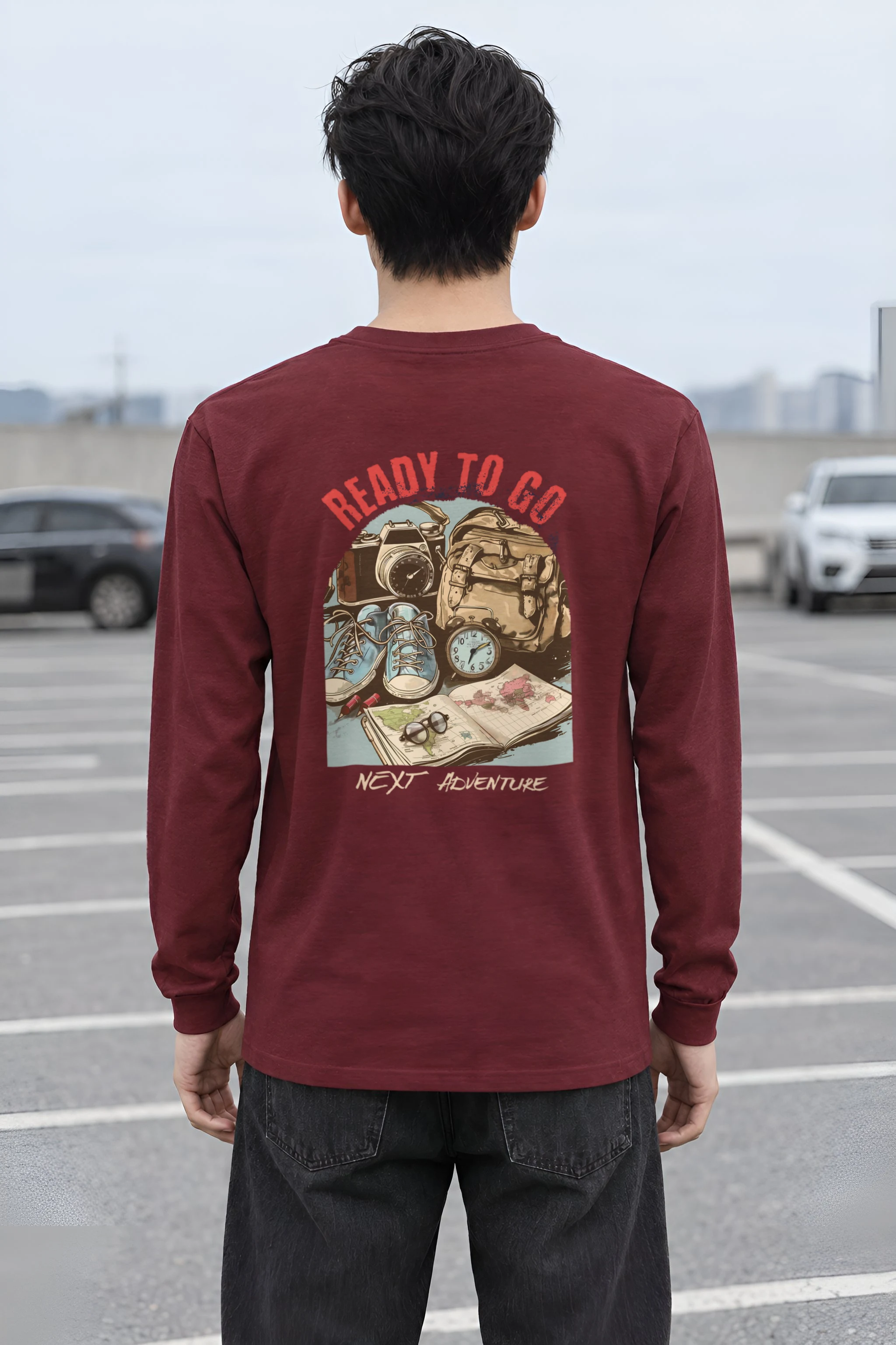 "Next Adventure" Unisex Longsleeve T-shirt