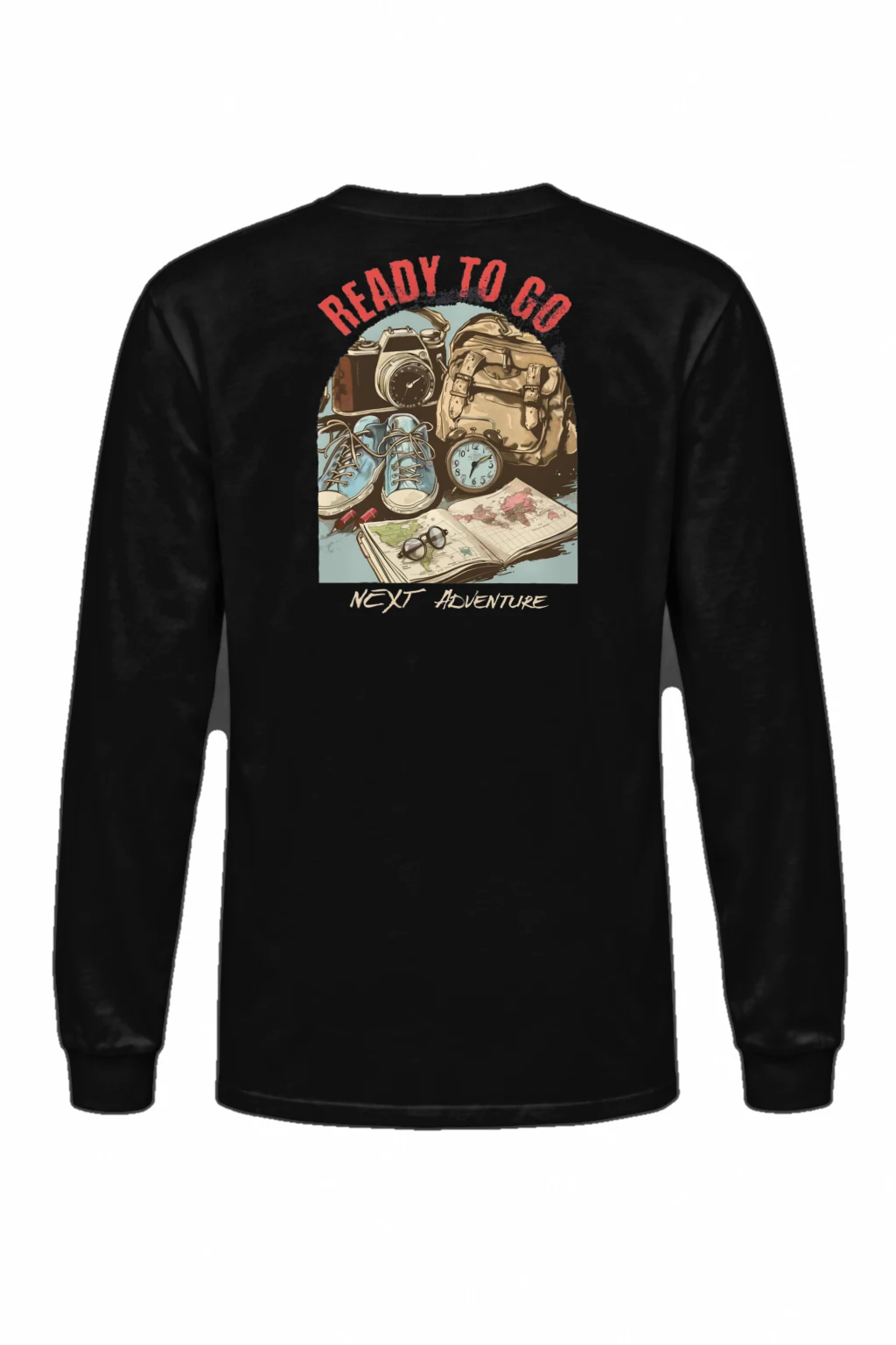"Next Adventure" Unisex Longsleeve T-shirt | Gildan 2400