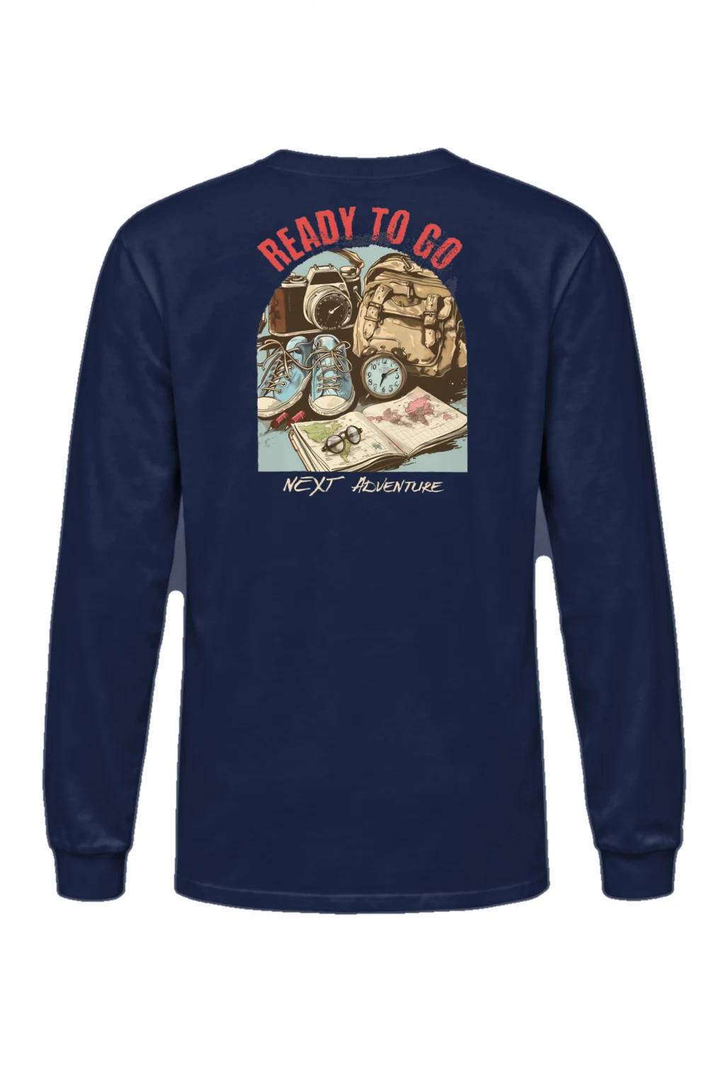 "Next Adventure" Unisex Longsleeve T-shirt | Gildan 2400