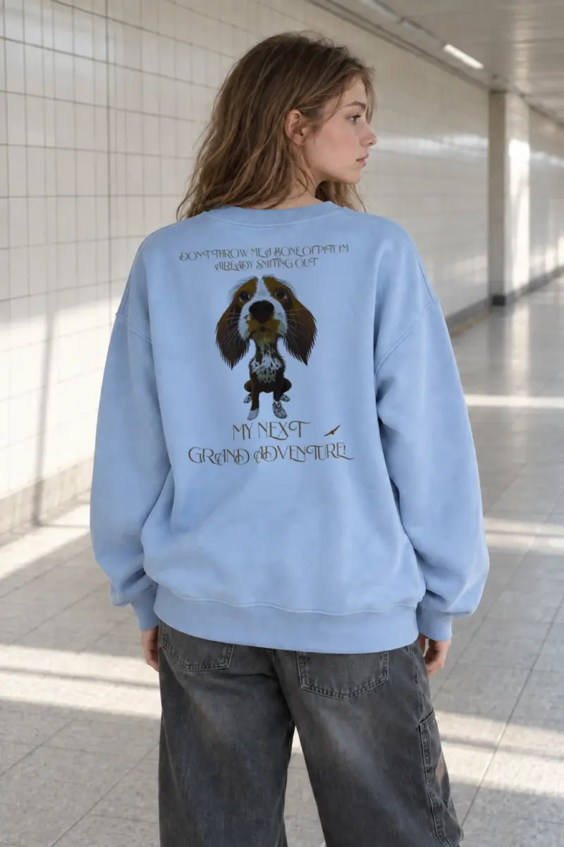 “Next Grand Adventure” Heavy Blend Unisex Crewneck Sweatshirt | Gildan 18000