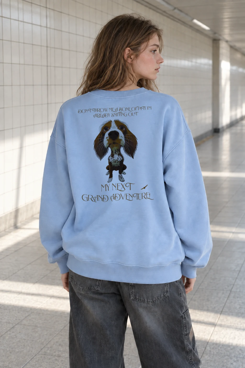 "Next Grand Adventure" Heavy Blend Unisex Crewneck Sweatshirt | Gildan 18000