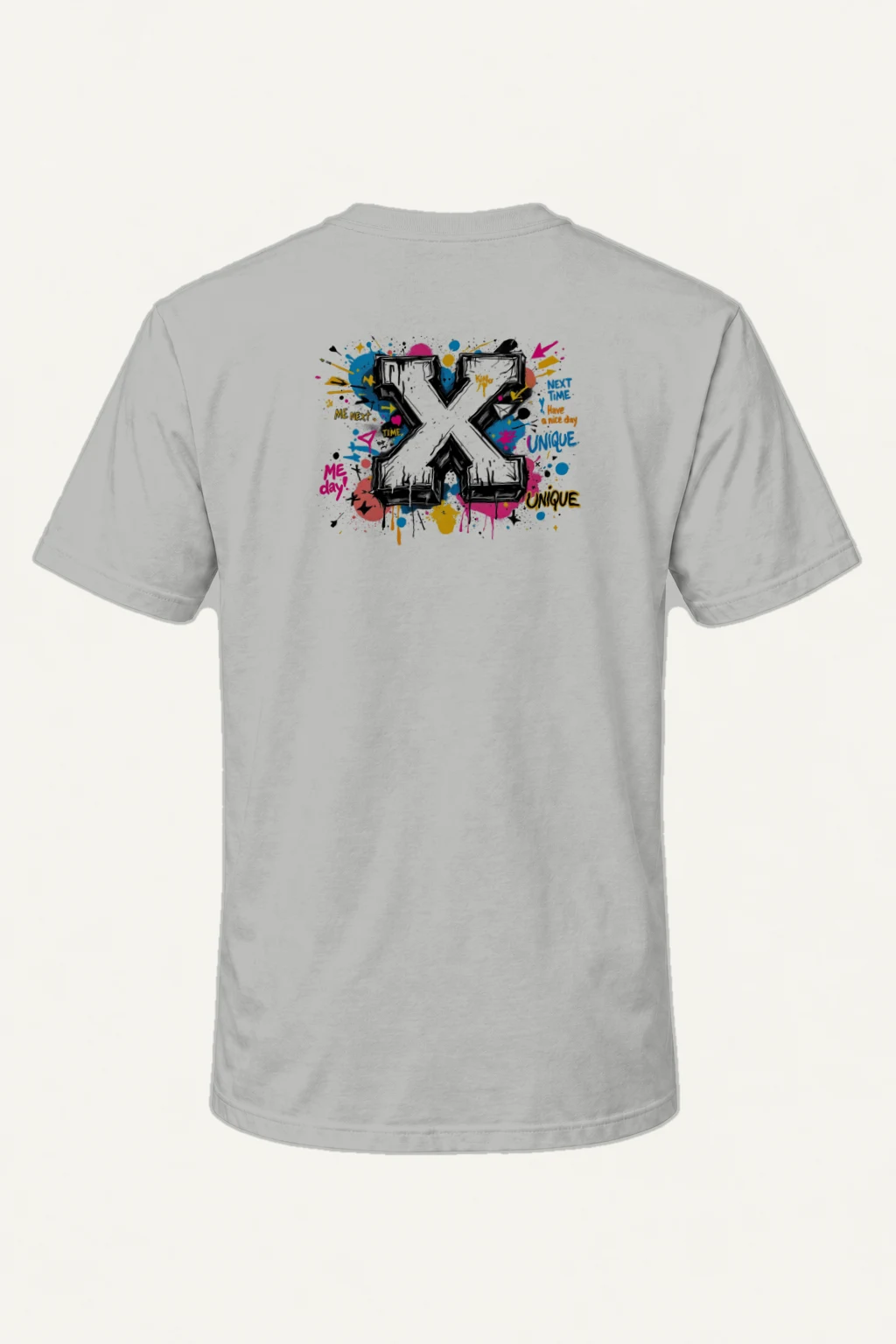 "Next Time X" Heavyweight Unisex Crewneck T-shirt | Gildan 5000