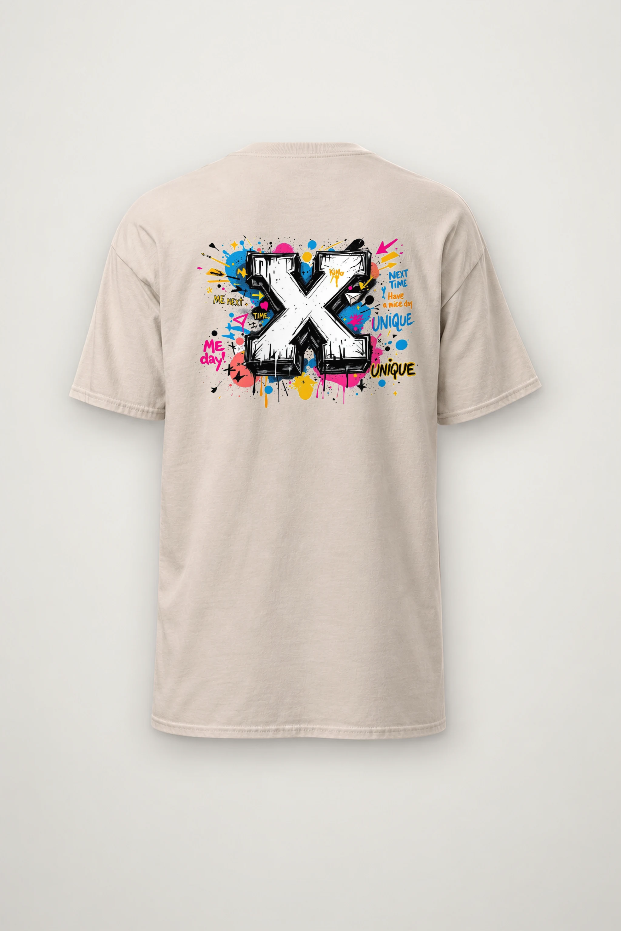 "Next Time X" Heavyweight Unisex Crewneck T-shirt