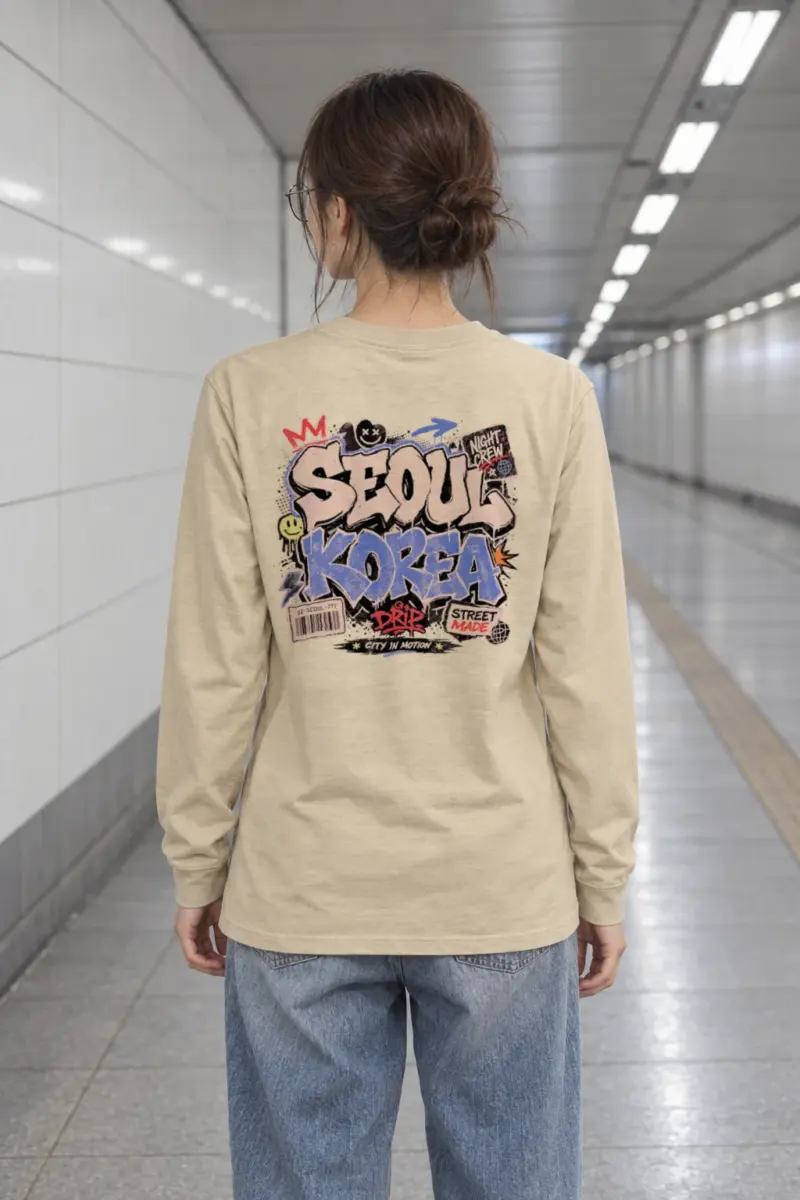 "Night Crew Seoul" Unisex Longsleeve T-shirt