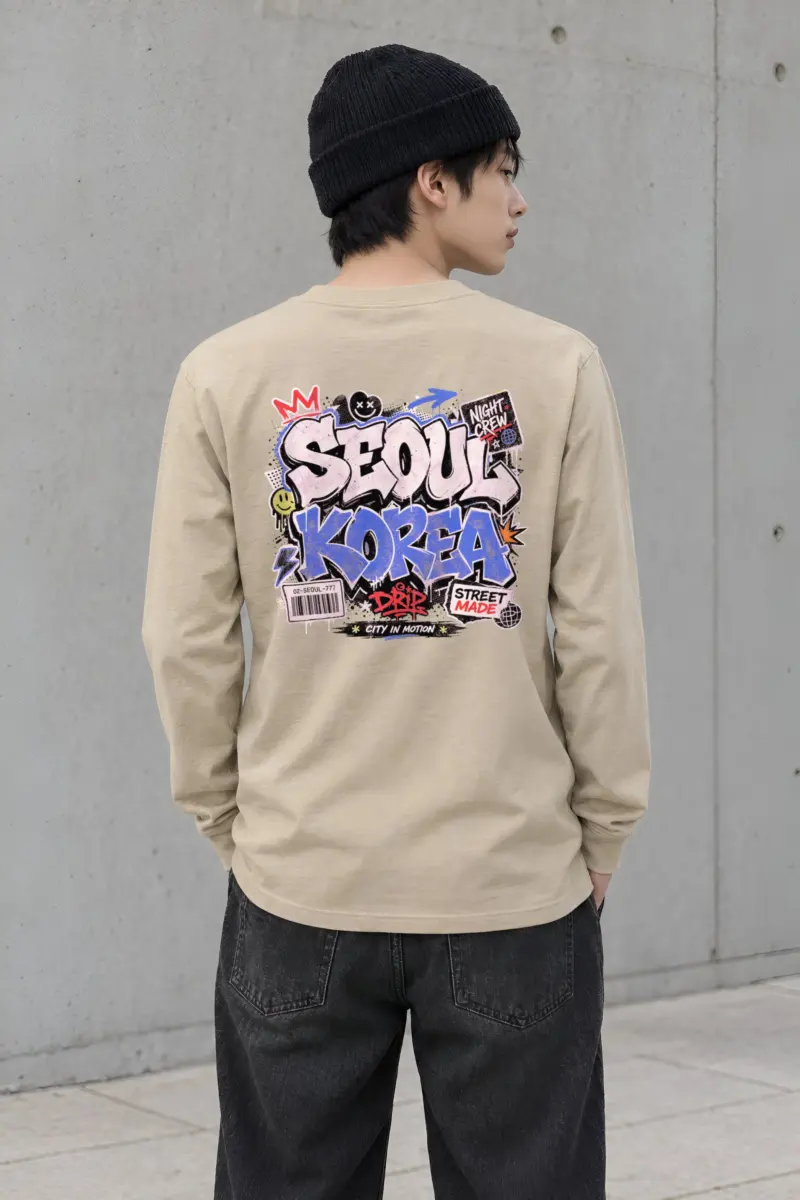 "Night Crew Seoul" Unisex Longsleeve T-shirt