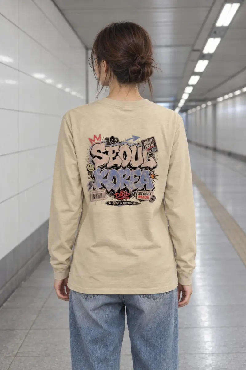 "Night Crew Seoul" Unisex Longsleeve T-shirt