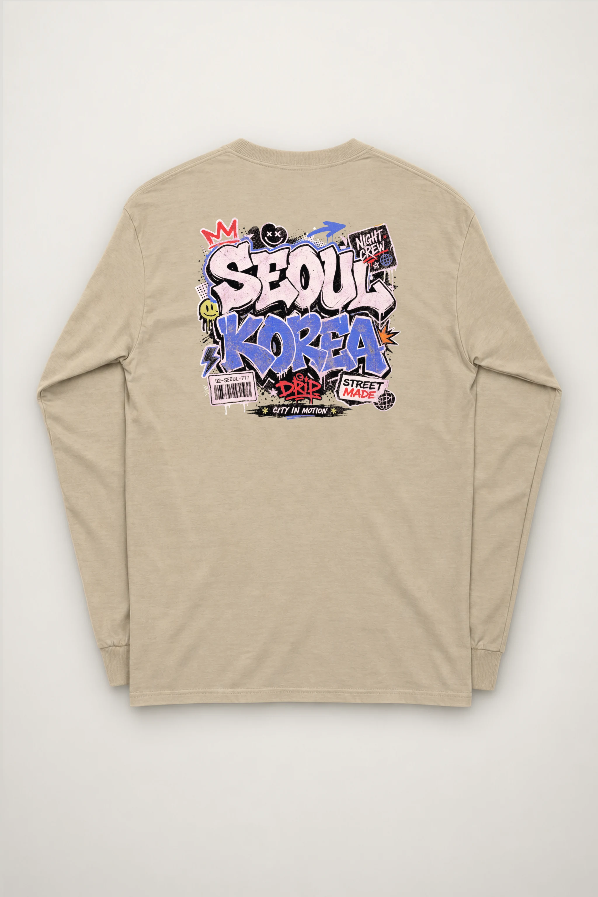"Night Crew Seoul" Unisex Longsleeve T-shirt