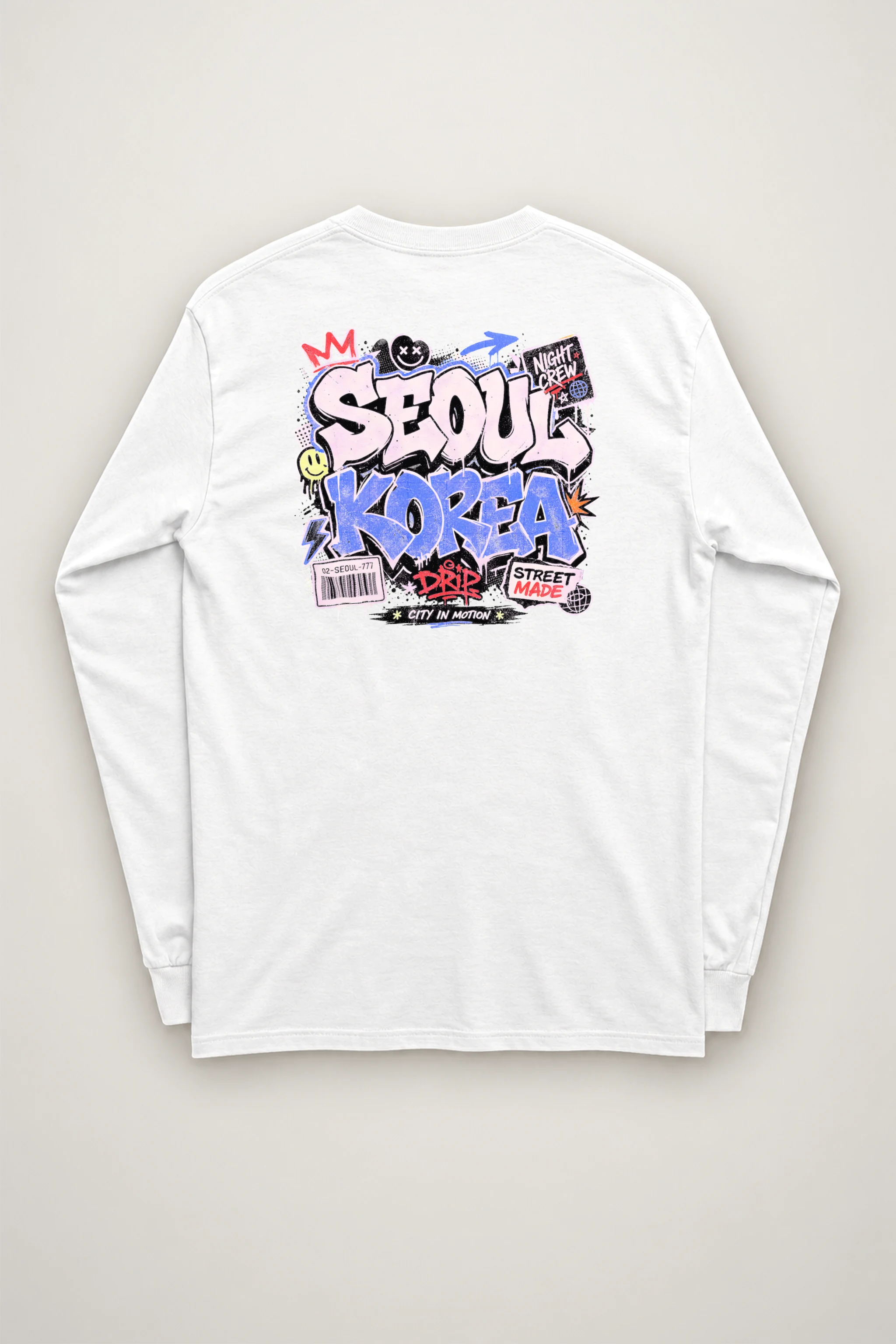 "Night Crew Seoul" Unisex Longsleeve T-shirt