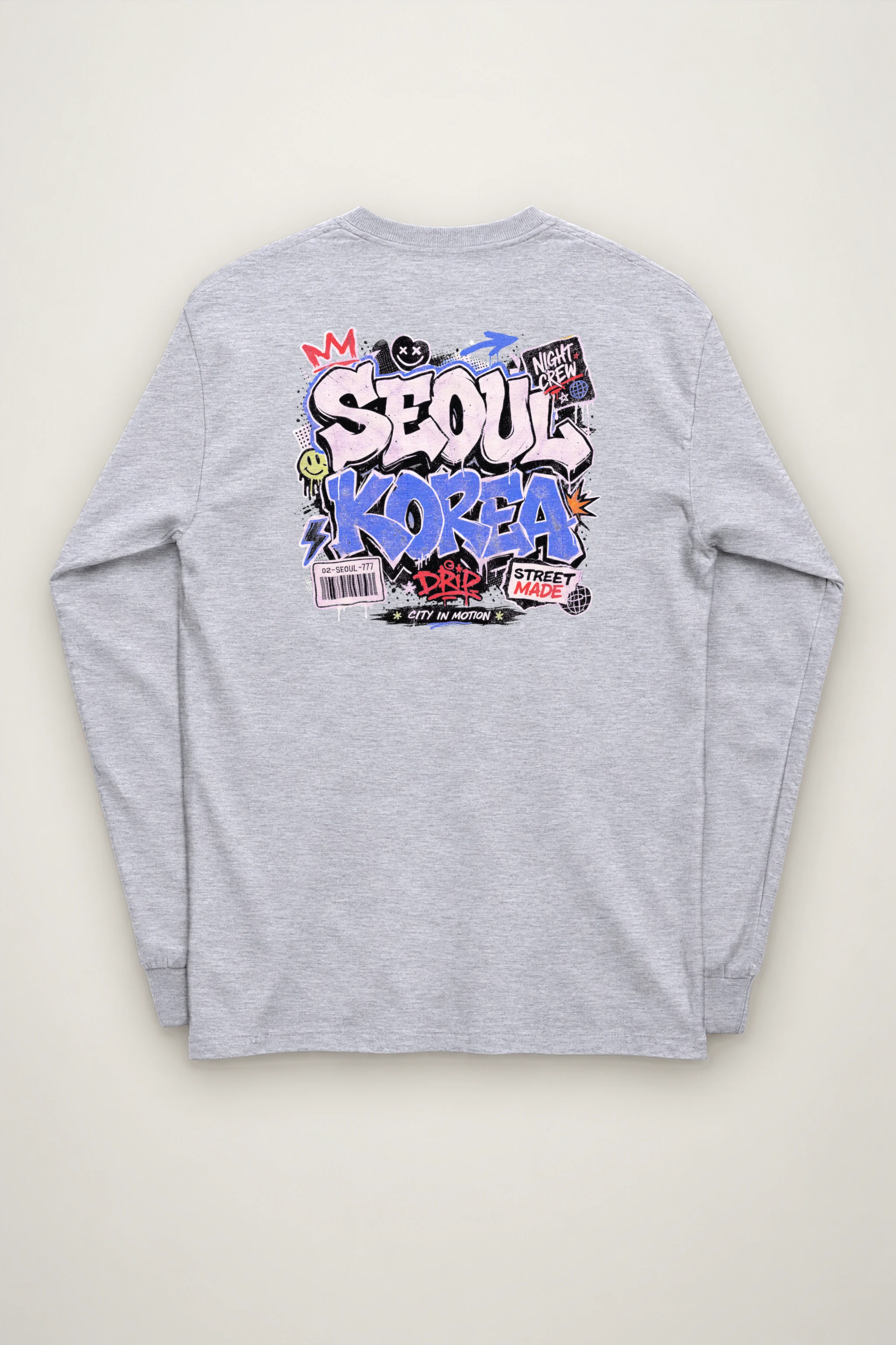 "Night Crew Seoul" Unisex Longsleeve T-shirt