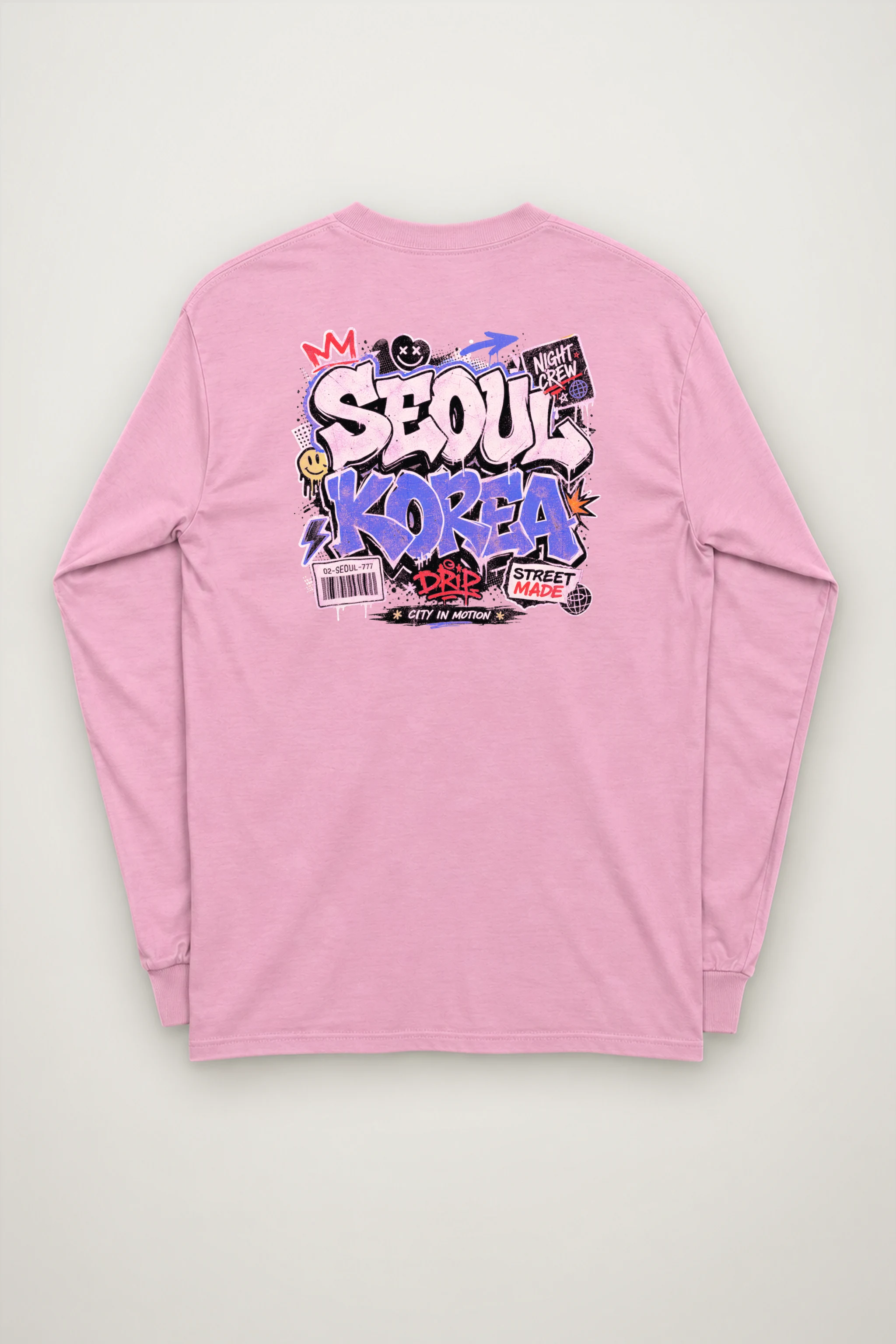 "Night Crew Seoul" Unisex Longsleeve T-shirt