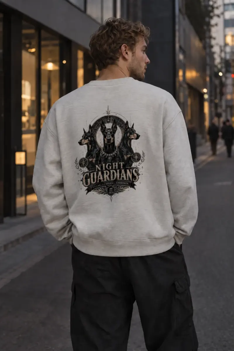"Night Guardians" Heavy Blend Unisex Crewneck Sweatshirt | Gildan 18000
