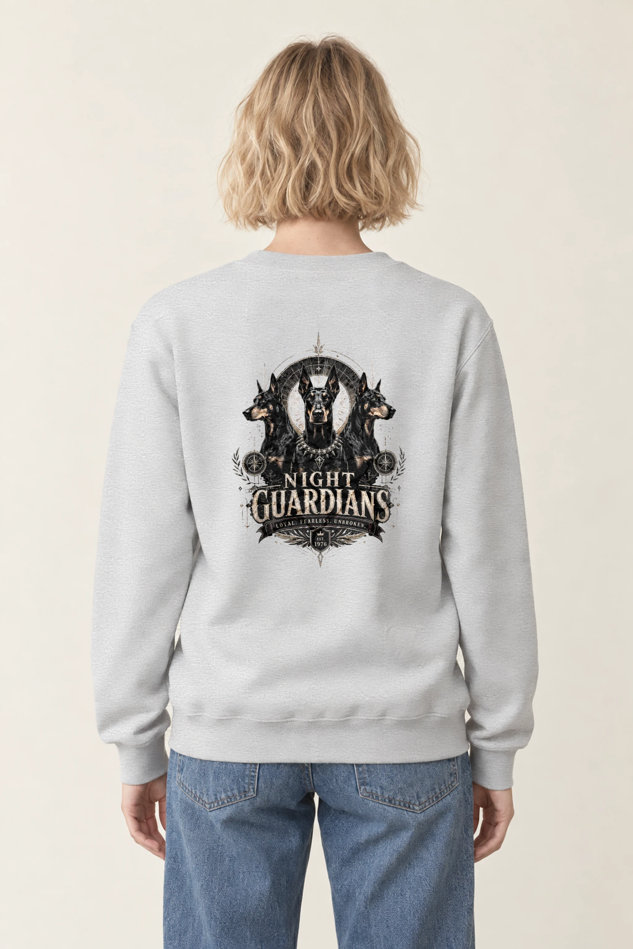 "Night Guardians" Heavy Blend Unisex Crewneck Sweatshirt