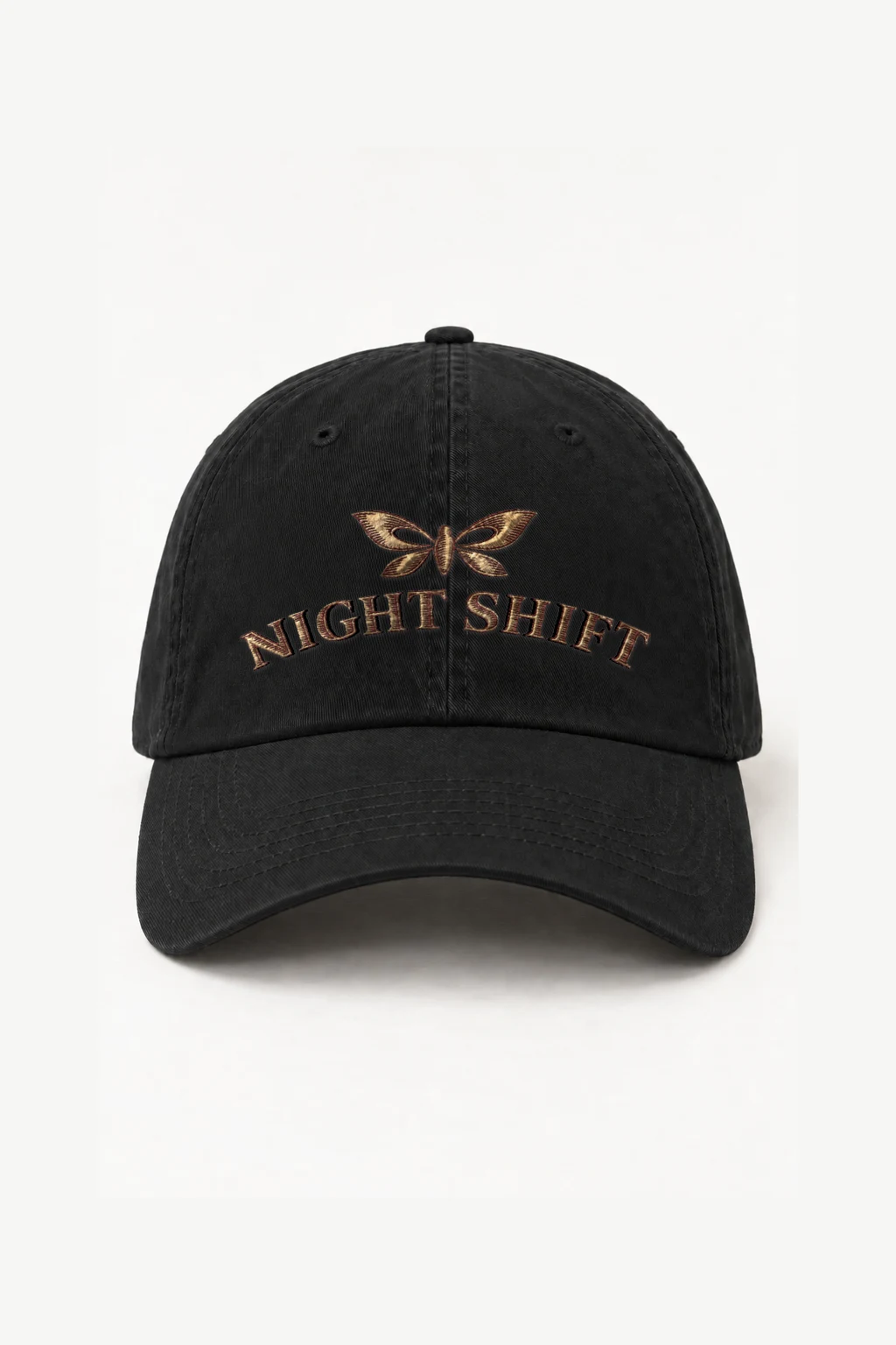 "Night Shift Moth" Classic Dad Hat · Embroidered | Yupoong 6245CM