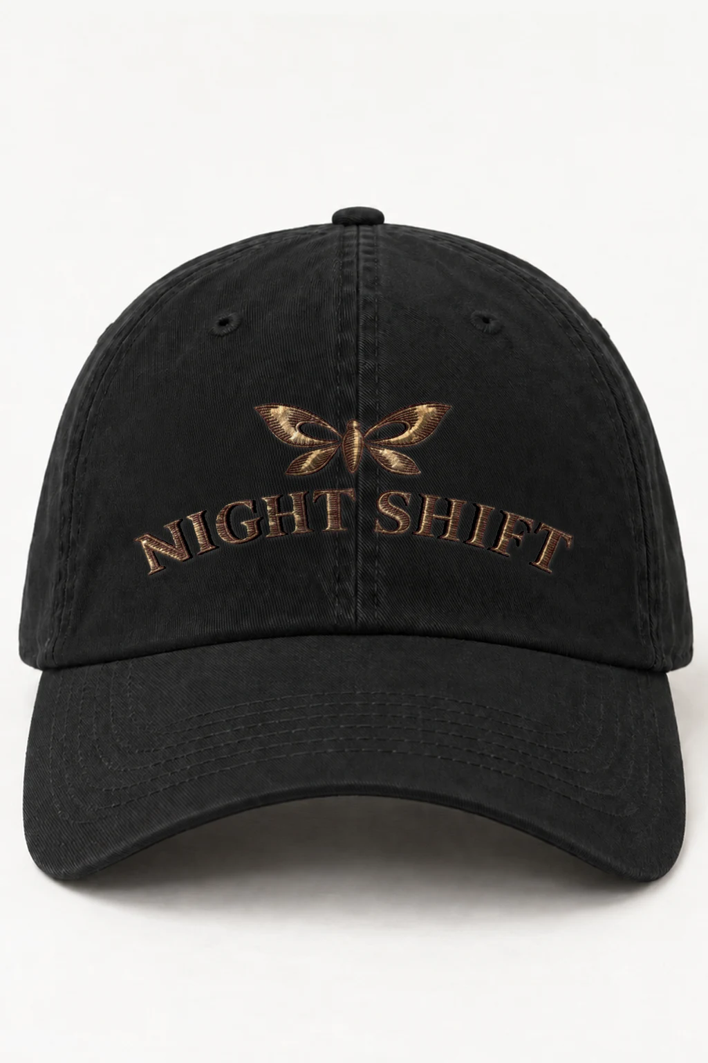 "Night Shift Moth" Classic Dad Hat · Embroidered | Yupoong 6245CM