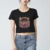 "Night Unfolds" Women's Crop Tee