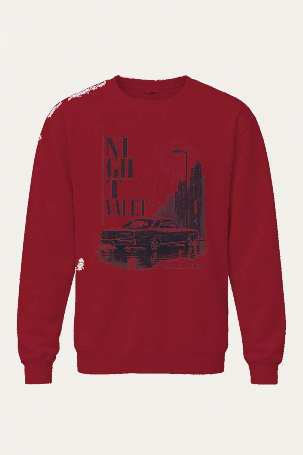 "Night Valet" Heavy Blend Unisex Crewneck Sweatshirt | Gildan 18000