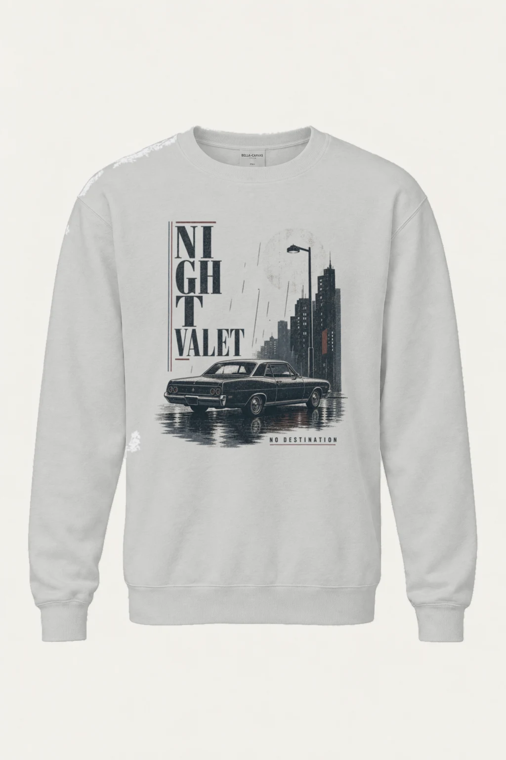 "Night Valet" Heavy Blend Unisex Crewneck Sweatshirt | Gildan 18000