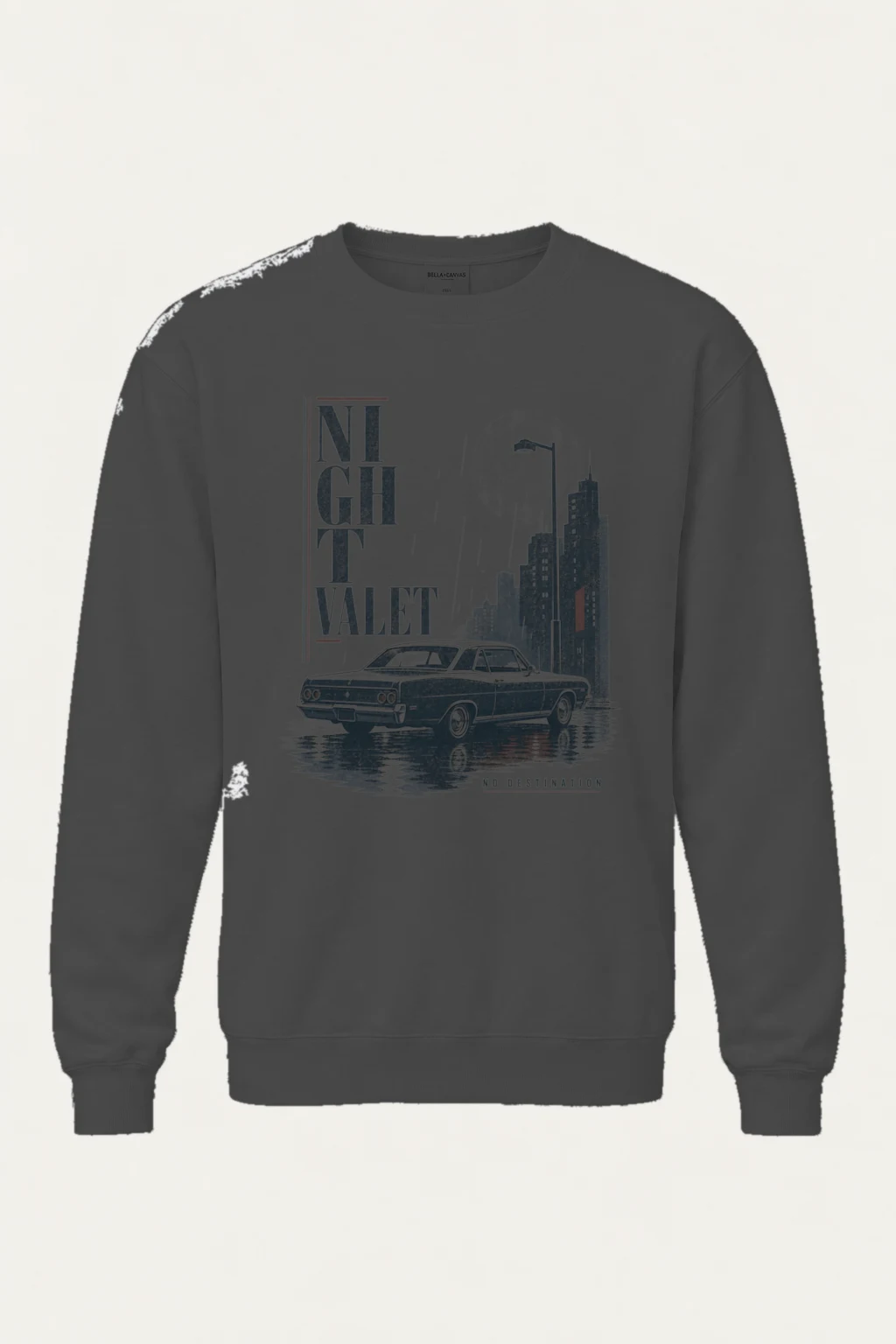 "Night Valet" Heavy Blend Unisex Crewneck Sweatshirt | Gildan 18000