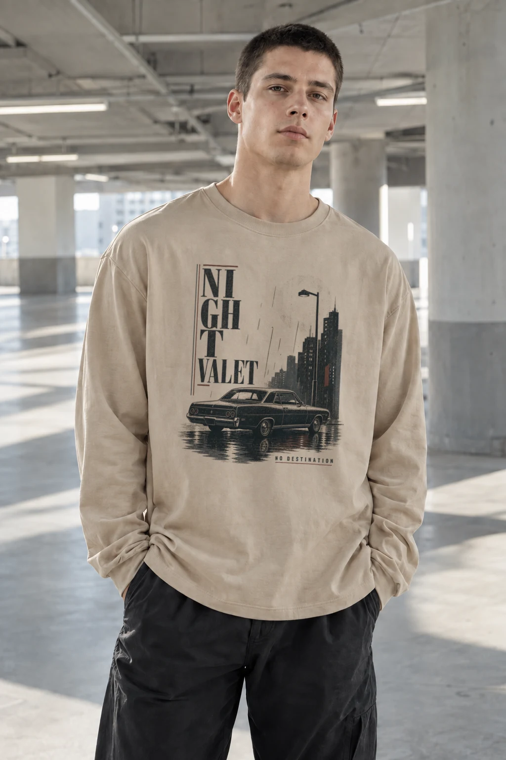 "Night Valet" Unisex Longsleeve T-shirt | Gildan 2400