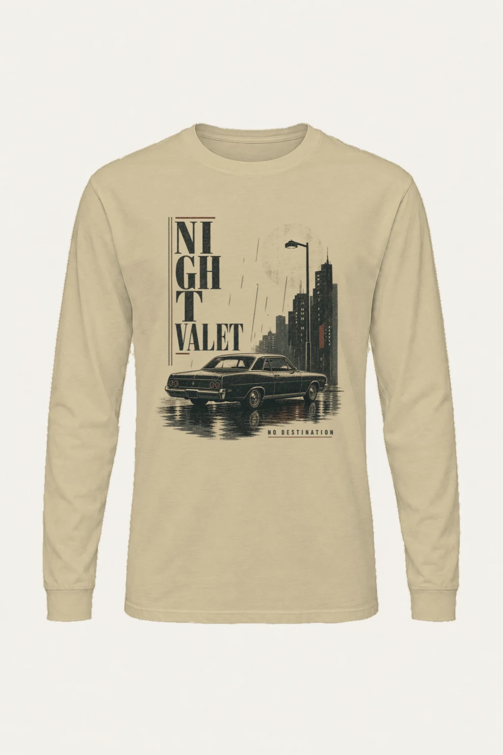"Night Valet" Unisex Longsleeve T-shirt | Gildan 2400