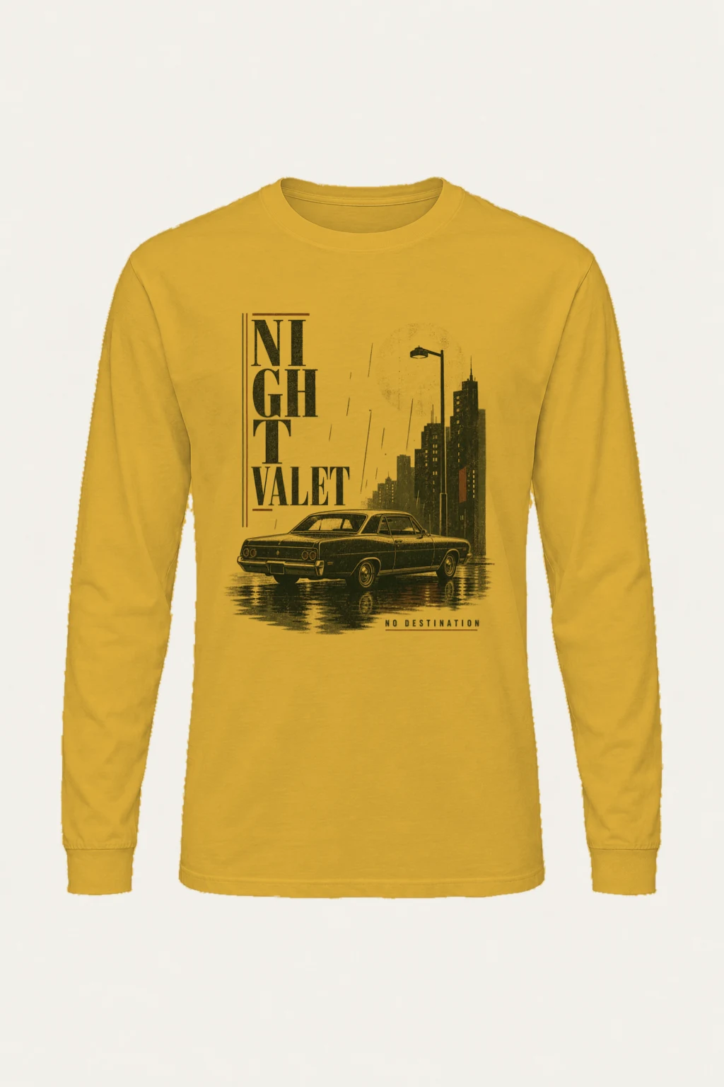"Night Valet" Unisex Longsleeve T-shirt | Gildan 2400