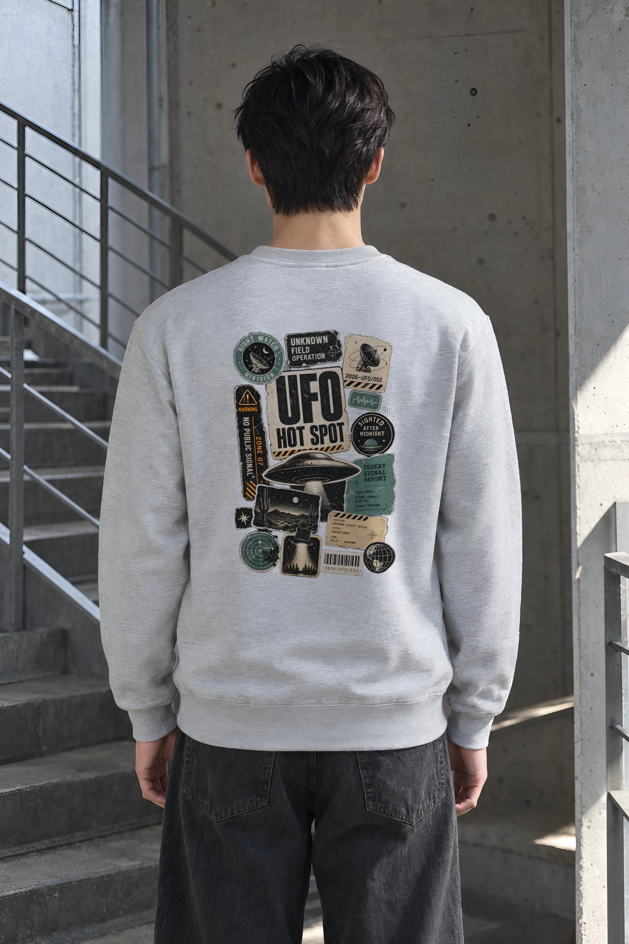 "Night Watch Division" Heavy Blend Unisex Crewneck Sweatshirt