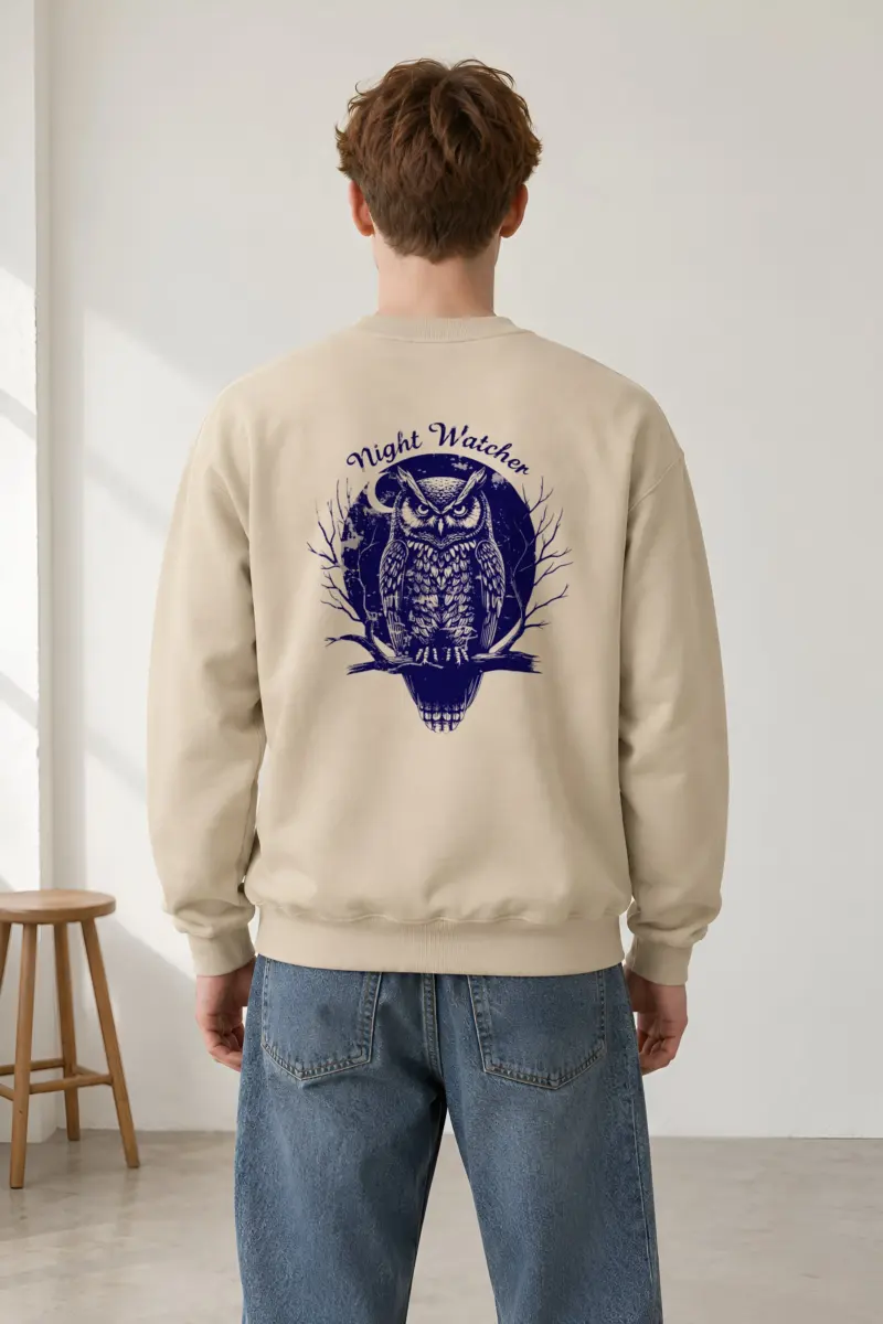 "Night Watcher" Heavy Blend Unisex Crewneck Sweatshirt