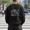 "Night Watcher" Heavy Blend Unisex Crewneck Sweatshirt | Gildan 18000