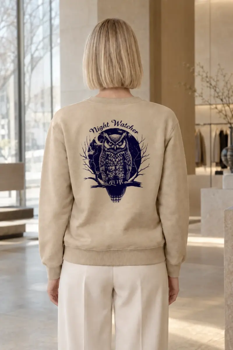 "Night Watcher" Heavy Blend Unisex Crewneck Sweatshirt | Gildan 18000