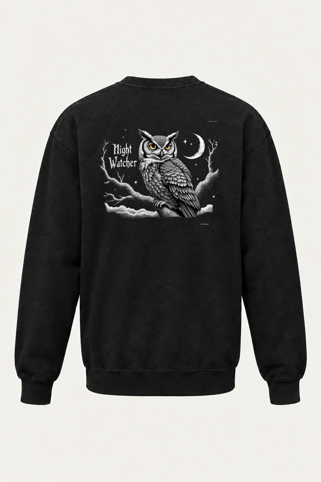 "Night Watcher" Heavy Blend Unisex Crewneck Sweatshirt | Gildan 18000