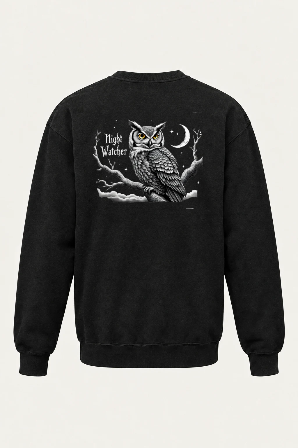 "Night Watcher" Heavy Blend Unisex Crewneck Sweatshirt | Gildan 18000