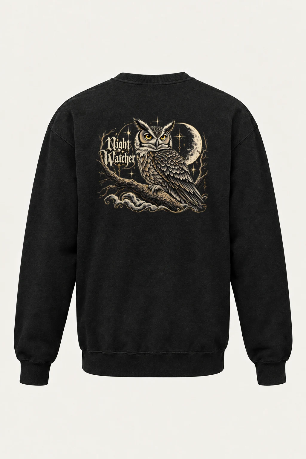 "Night Watcher" Heavy Blend Unisex Crewneck Sweatshirt | Gildan 18000