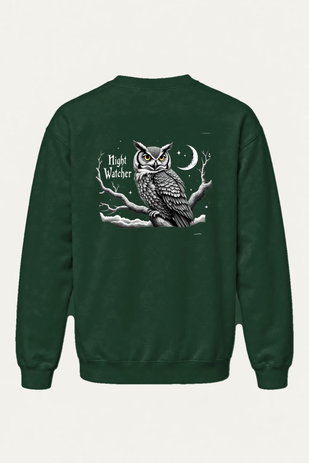 "Night Watcher" Heavy Blend Unisex Crewneck Sweatshirt | Gildan 18000