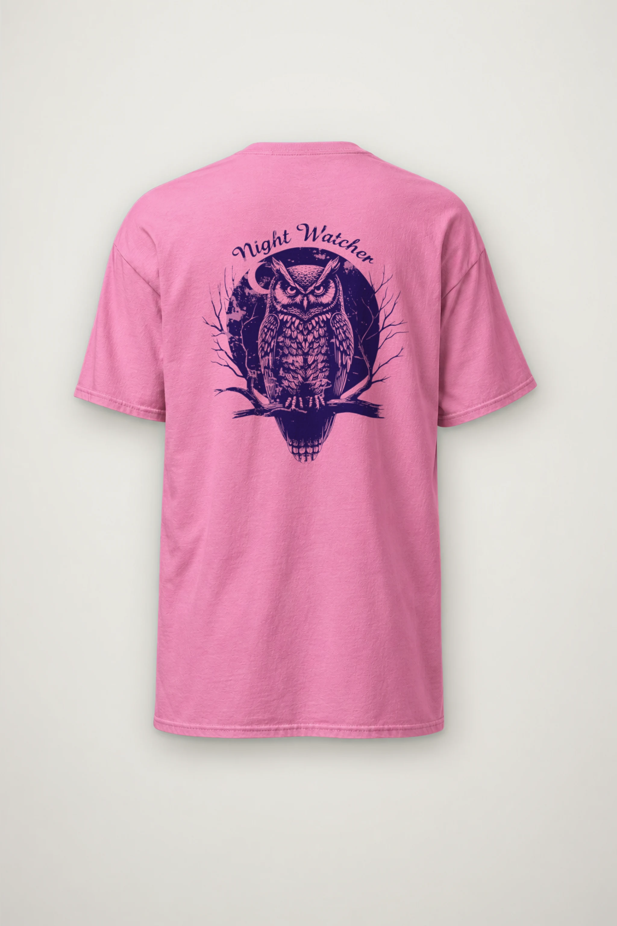 "Night Watcher" Heavyweight Unisex Crewneck T-shirt