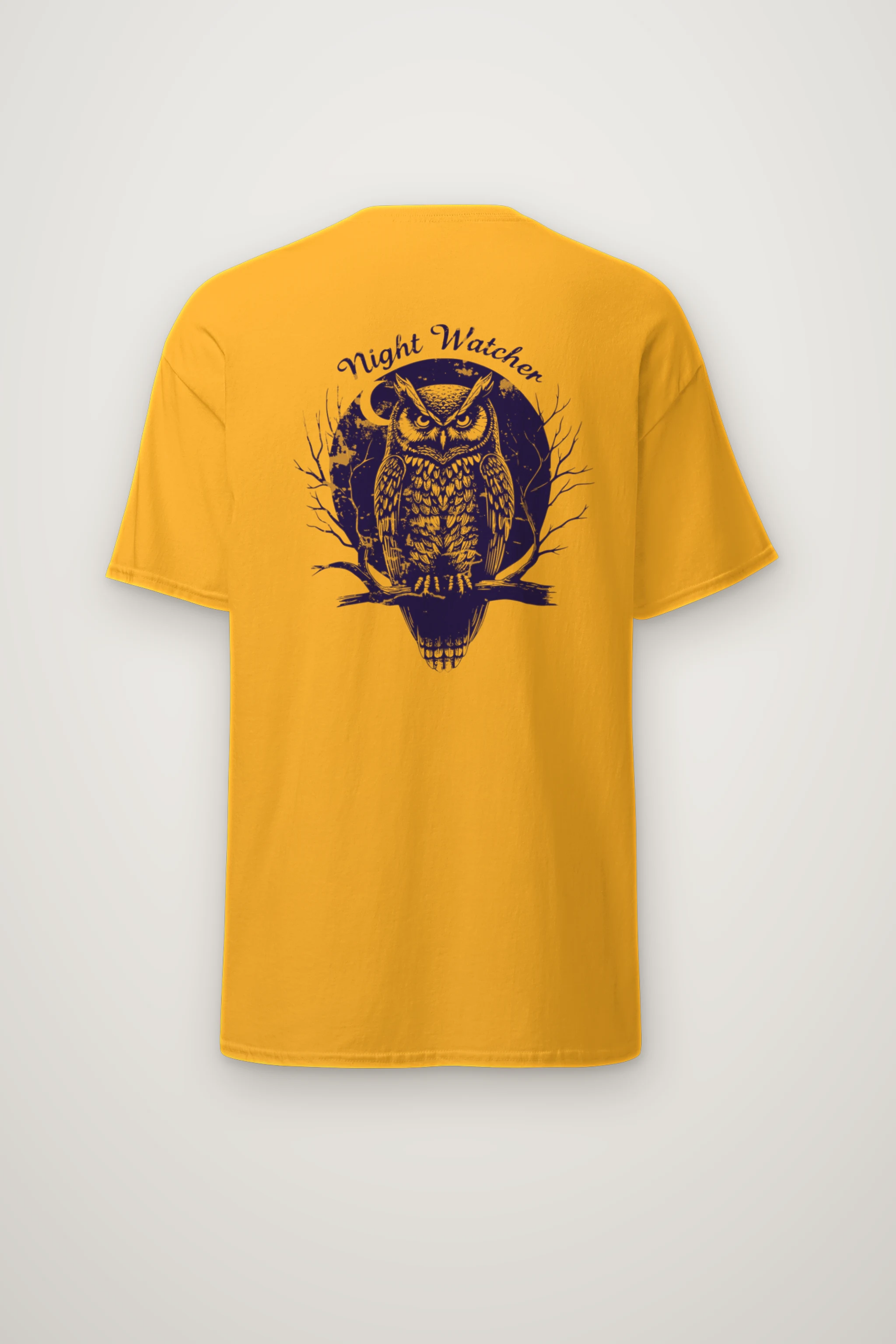 "Night Watcher" Heavyweight Unisex Crewneck T-shirt