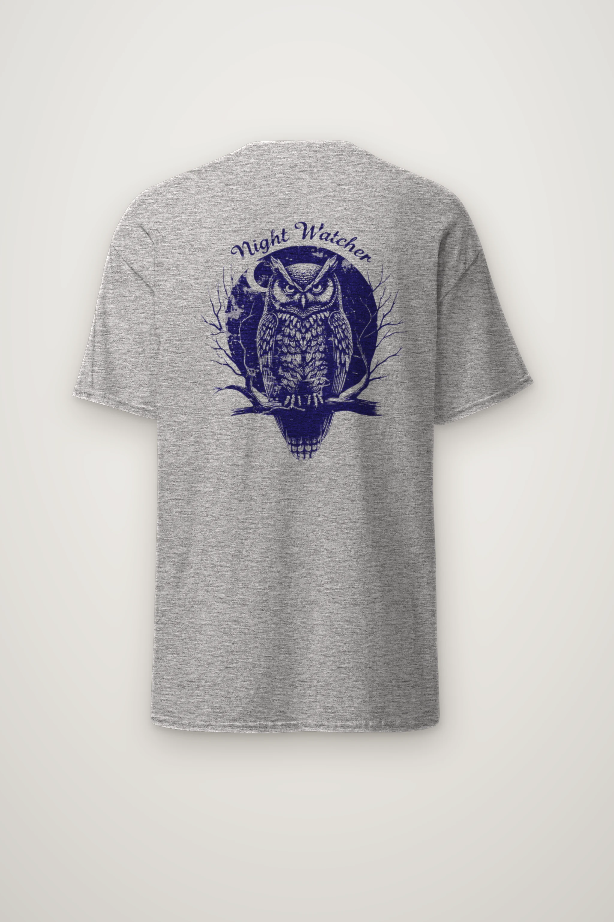 "Night Watcher" Heavyweight Unisex Crewneck T-shirt