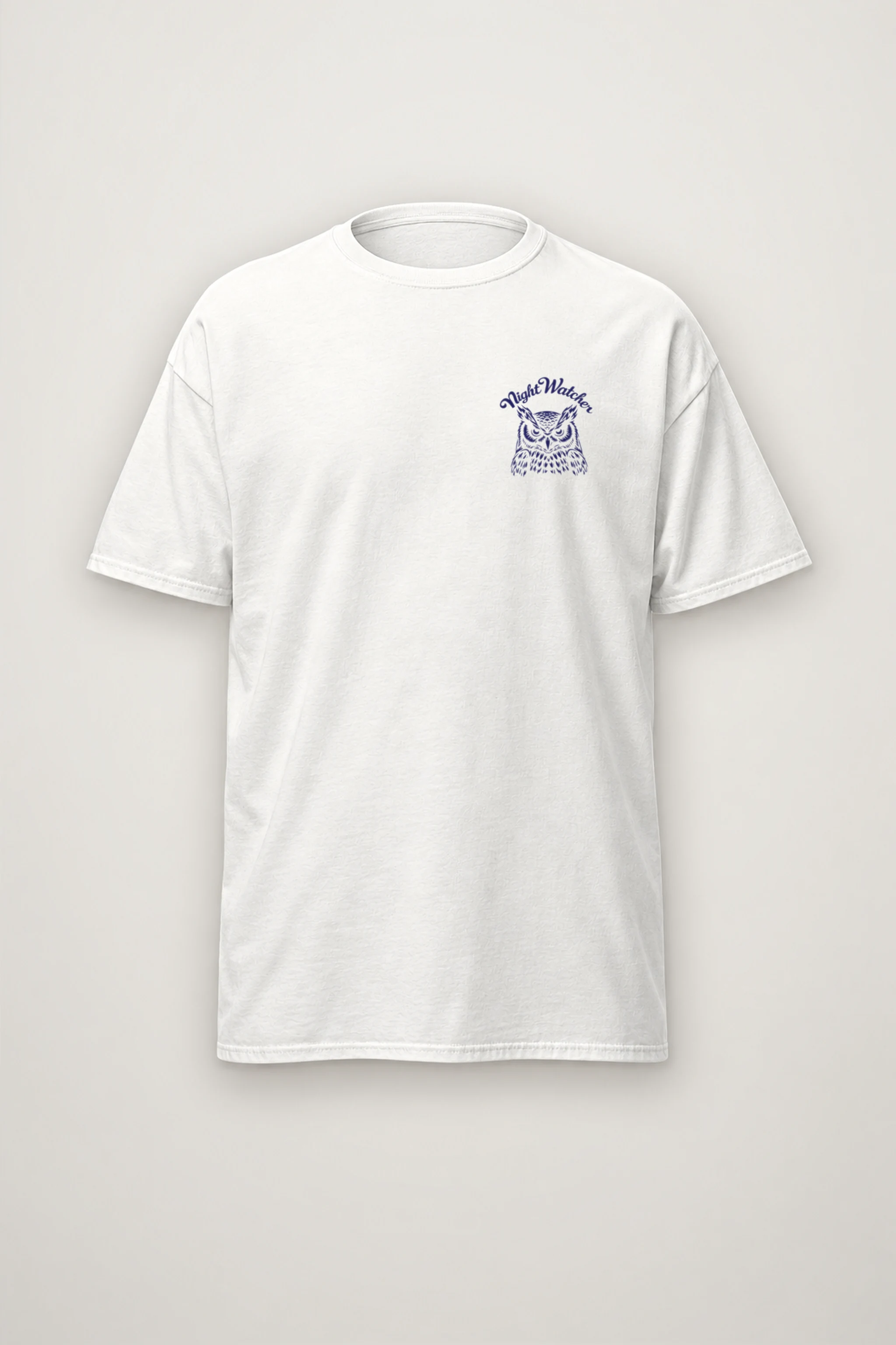 "Night Watcher" Heavyweight Unisex Crewneck T-shirt