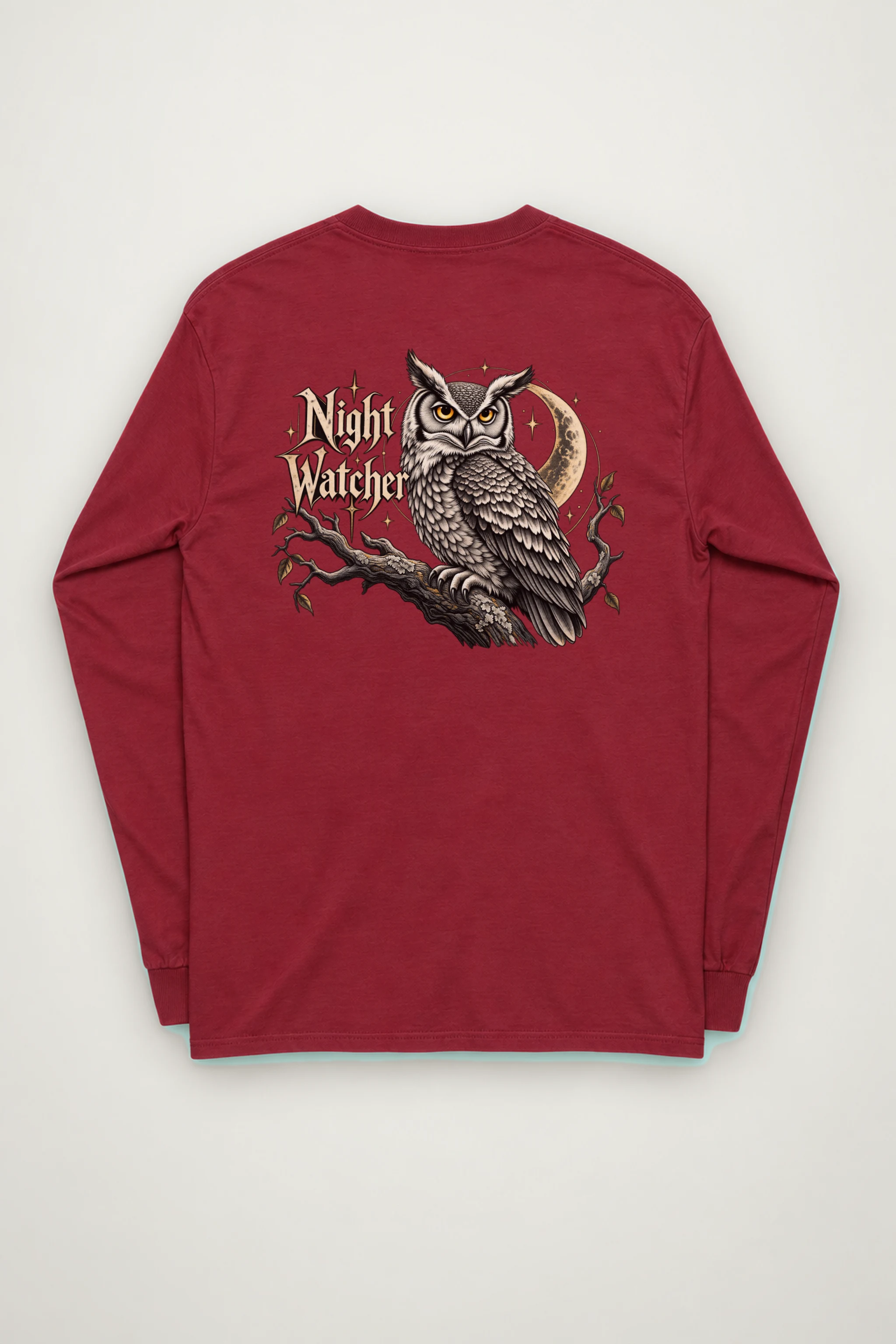 "Night Watcher Owl" Unisex Longsleeve T-shirt