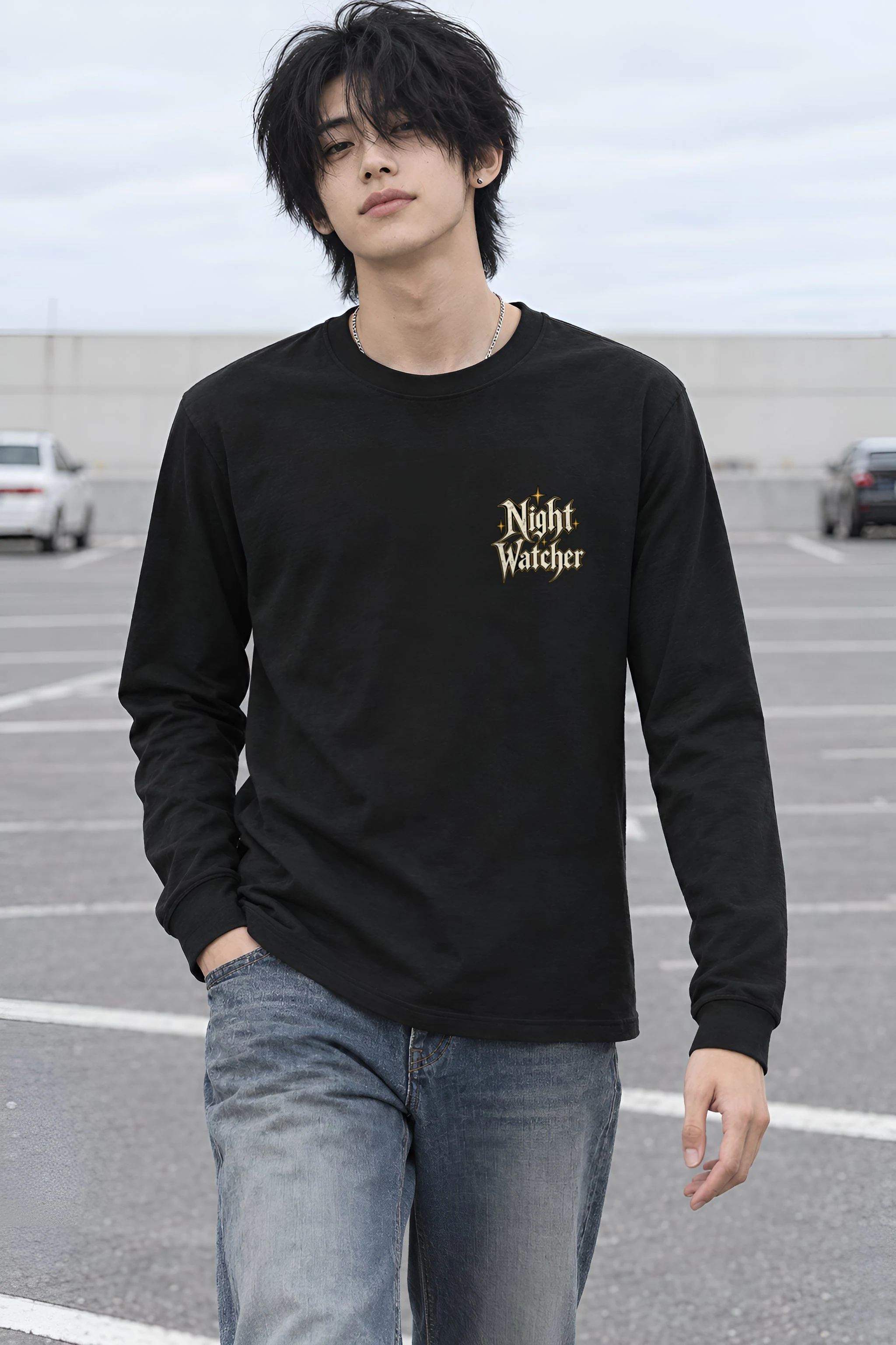 "Night Watcher Owl" Unisex Longsleeve T-shirt