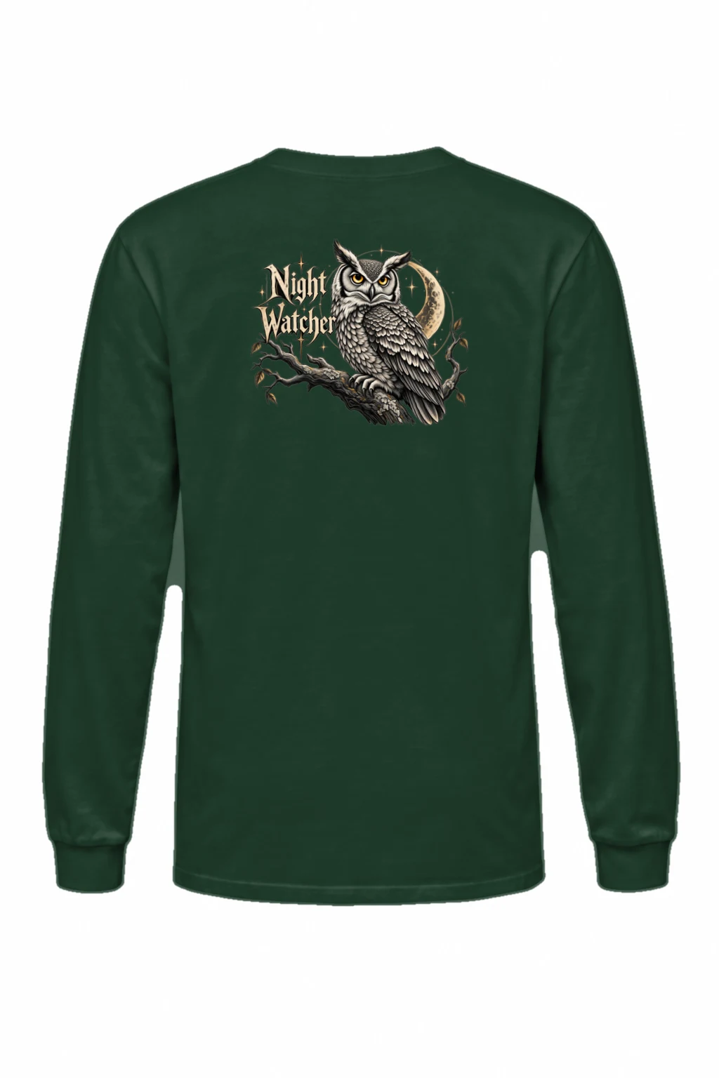 "Night Watcher Owl" Unisex Longsleeve T-shirt | Gildan 2400