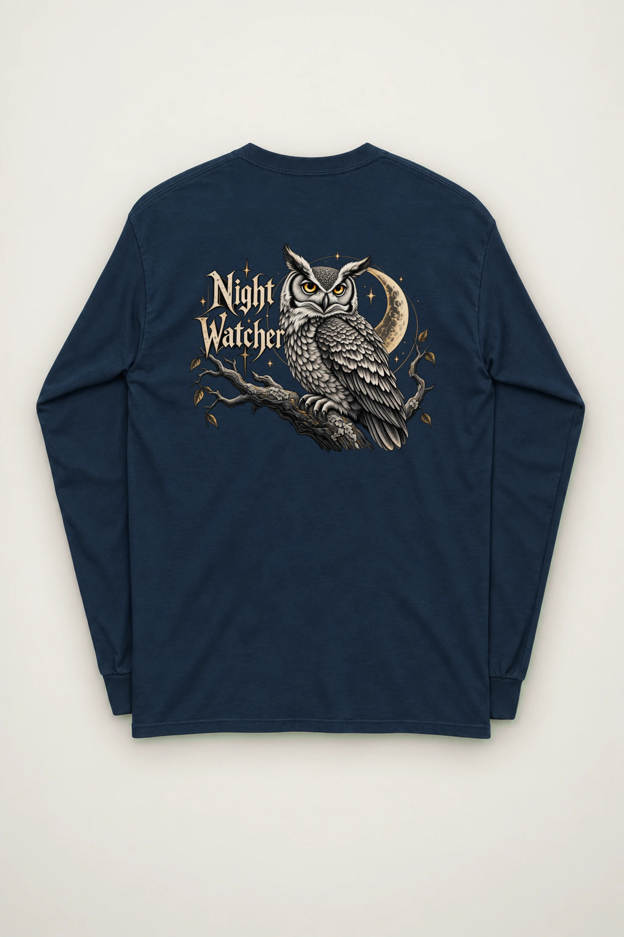 "Night Watcher Owl" Unisex Longsleeve T-shirt