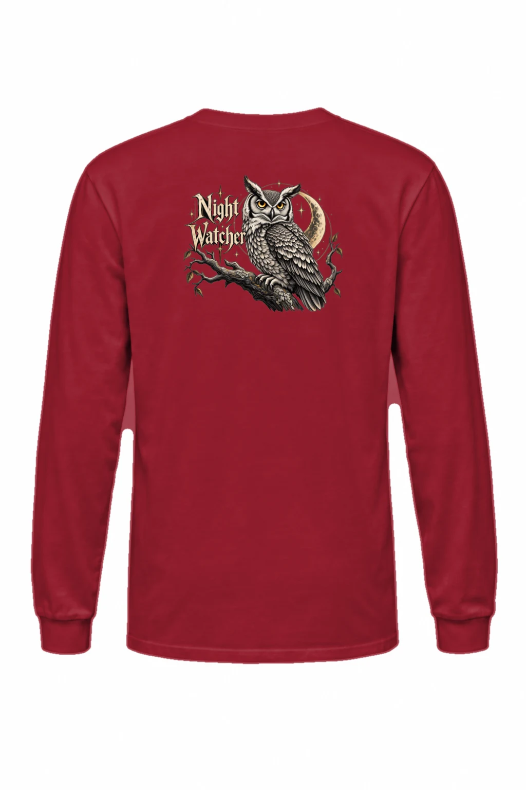 "Night Watcher Owl" Unisex Longsleeve T-shirt | Gildan 2400
