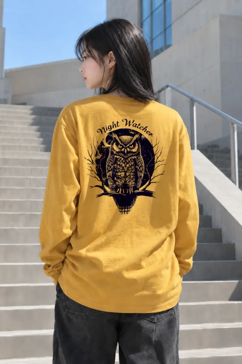 "Night Watcher" Unisex Longsleeve T-shirt | Gildan 2400