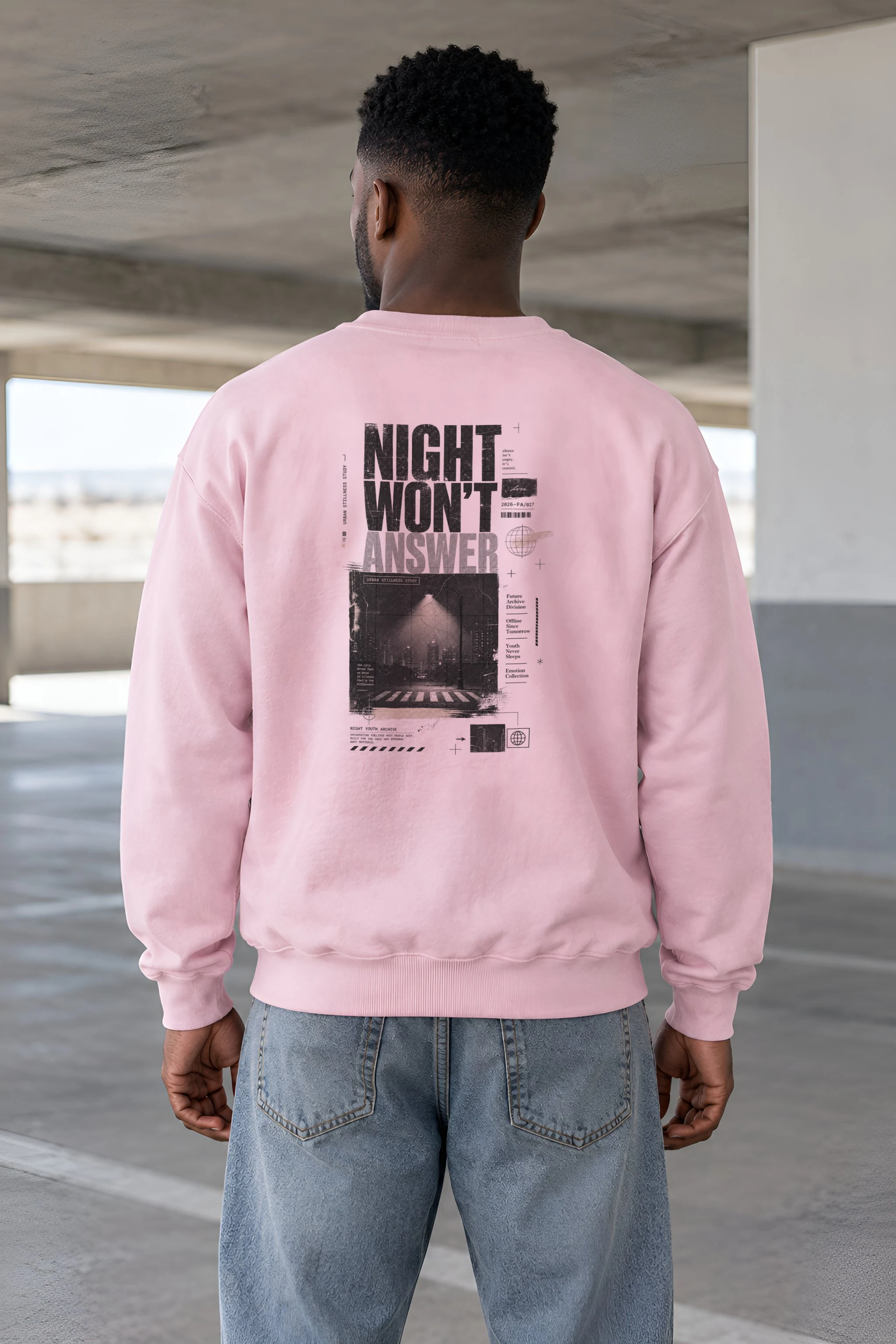 "Night Won’t Answer" Heavy Blend Unisex Crewneck Sweatshirt