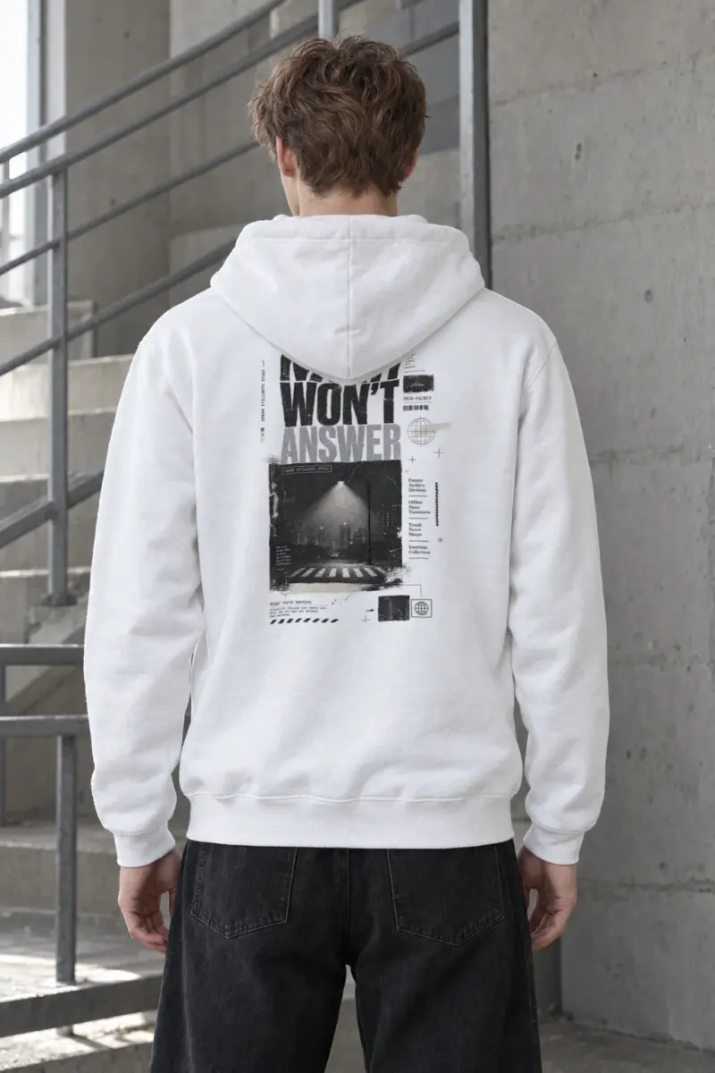 "Night Won’t Answer" Heavy Blend Unisex Pullover Hoodie