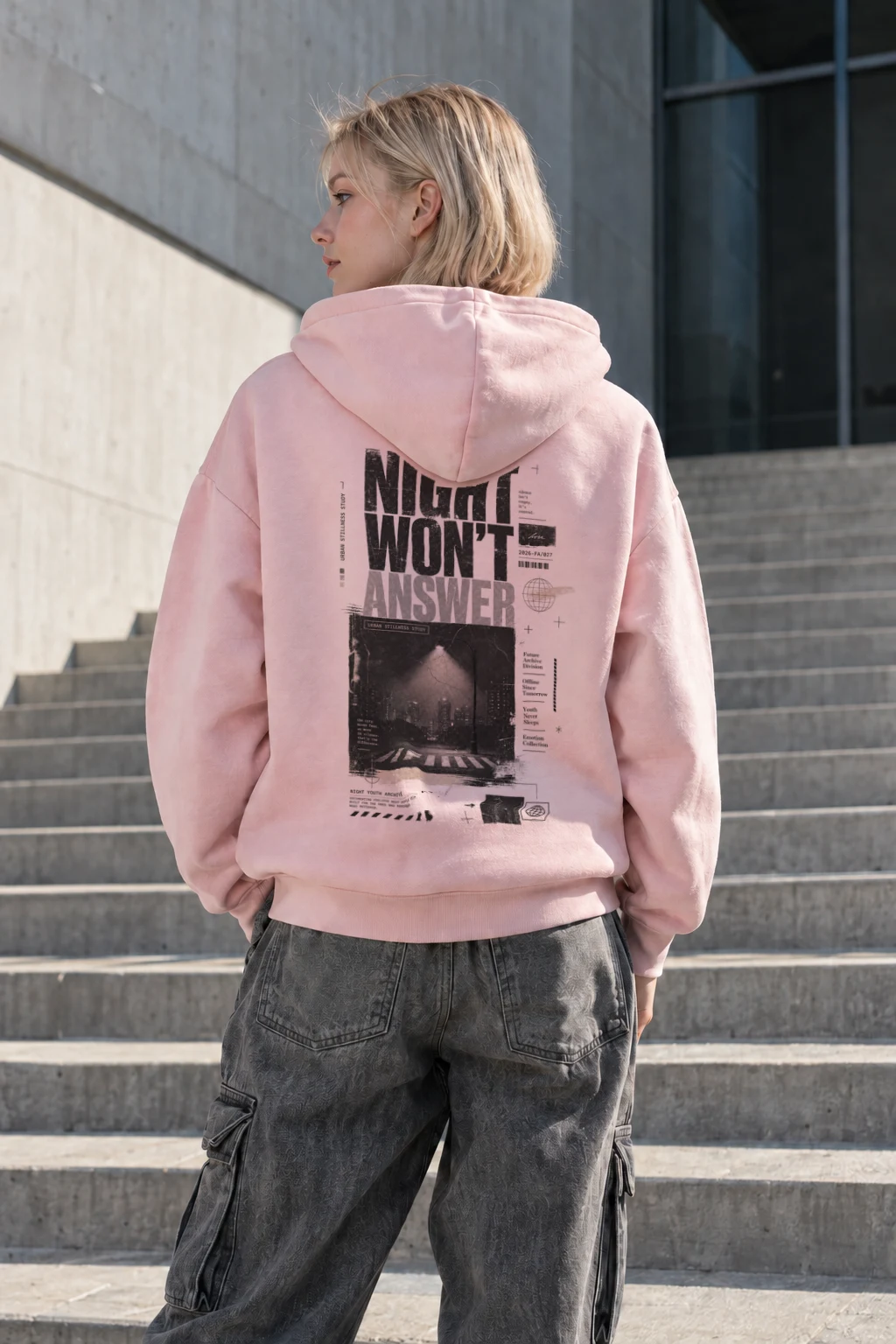 "Night Won’t Answer" Heavy Blend Unisex Pullover Hoodie | Gildan 18500