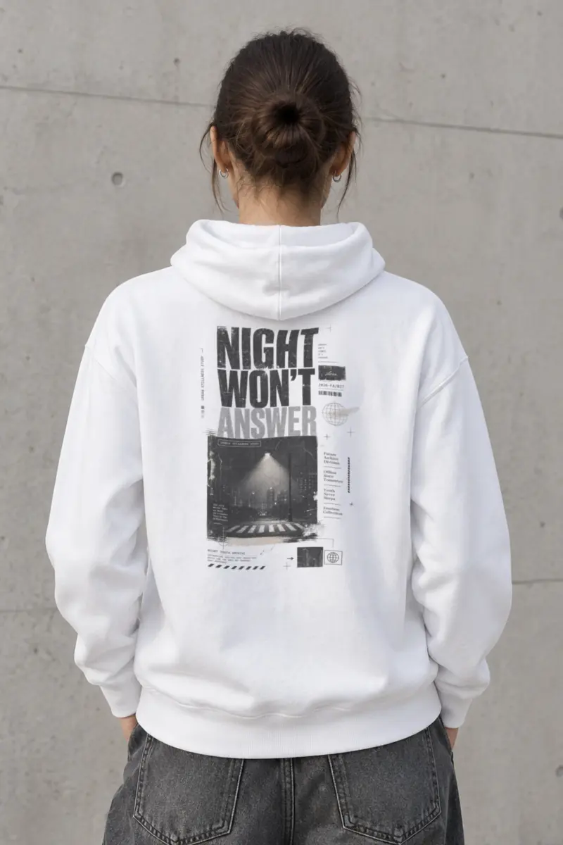 "Night Won’t Answer" Heavy Blend Unisex Pullover Hoodie